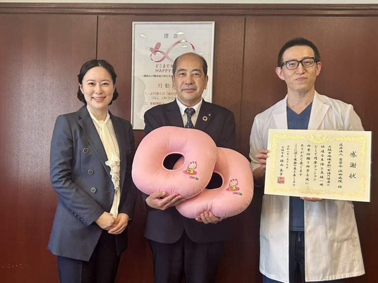 平野区長より感謝状を拝受しました！
